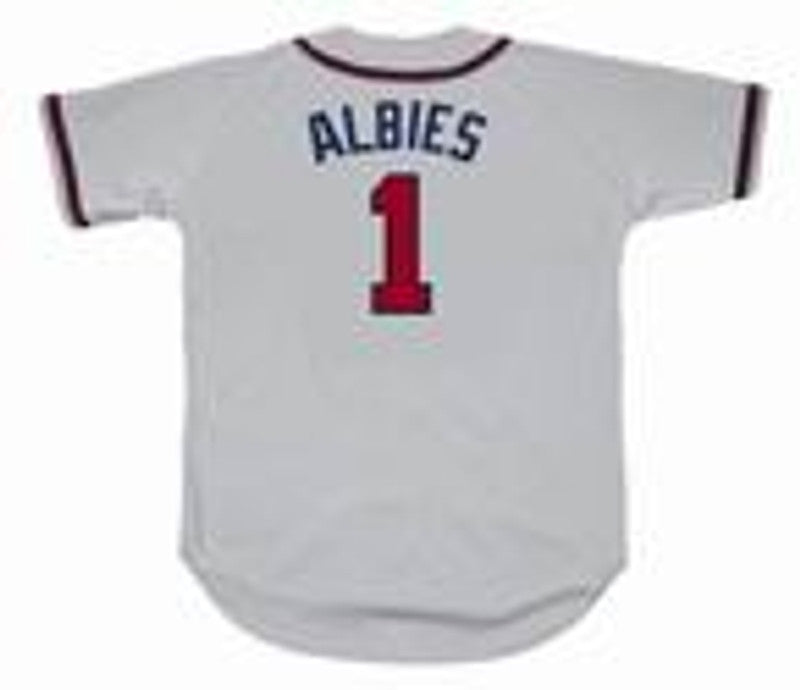 Ozzie Albies Atlanta Braves Away Baseball Stitched Jersey | CTJS0886