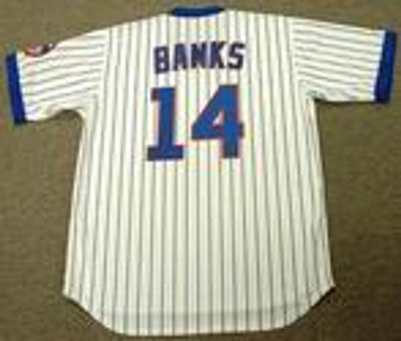 Ernie Banks Chicago Cubs Home Throwback Baseball Stitched Jersey | CTJS2121