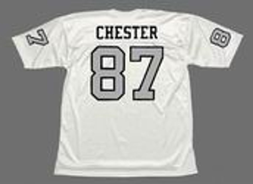 Oakland Raiders Raymond Chester NFL jersey front view