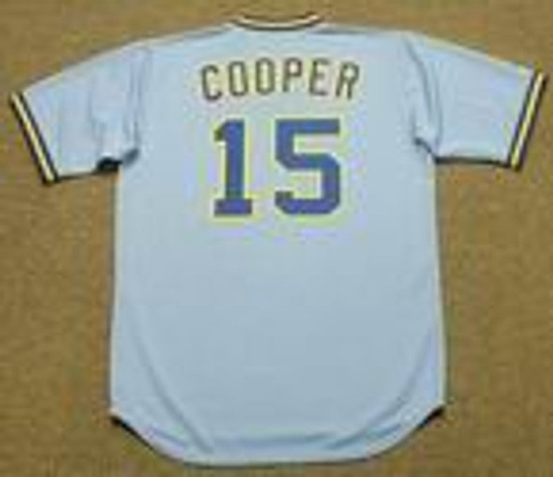 Cecil Cooper Milwaukee Brewers 1982 Away Throwback Baseball Stitched Jersey | CTJS2638