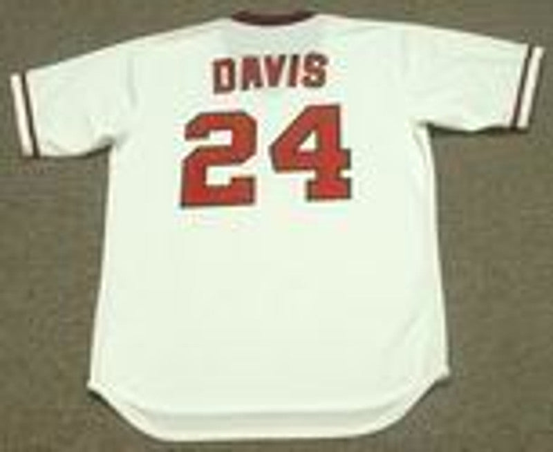 Chili Davis California Angels Cooperstown Throwback Home Baseball Stitched Jersey | CTJS2566