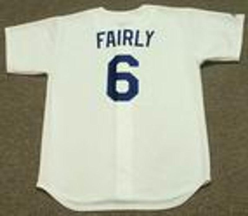 Ron Fairly Los Angeles Dodgers 1960S Cooperstown Throwback Home Stitched Baseball Jersey | CTJS0551
