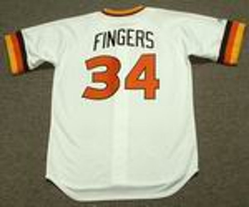 Rollie Fingers San Diego Padres 1980 Cooperstown Throwback Home Baseball Stitched Jersey | CTJS0562