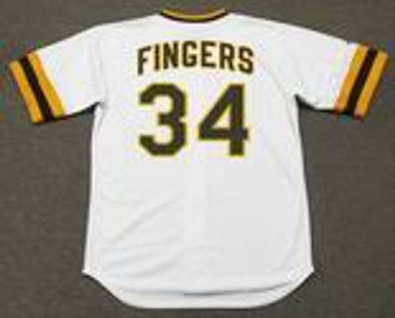 Rollie Fingers San Diego Padres 1970S Cooperstown Home Baseball Stitched Jersey | CTJS0565