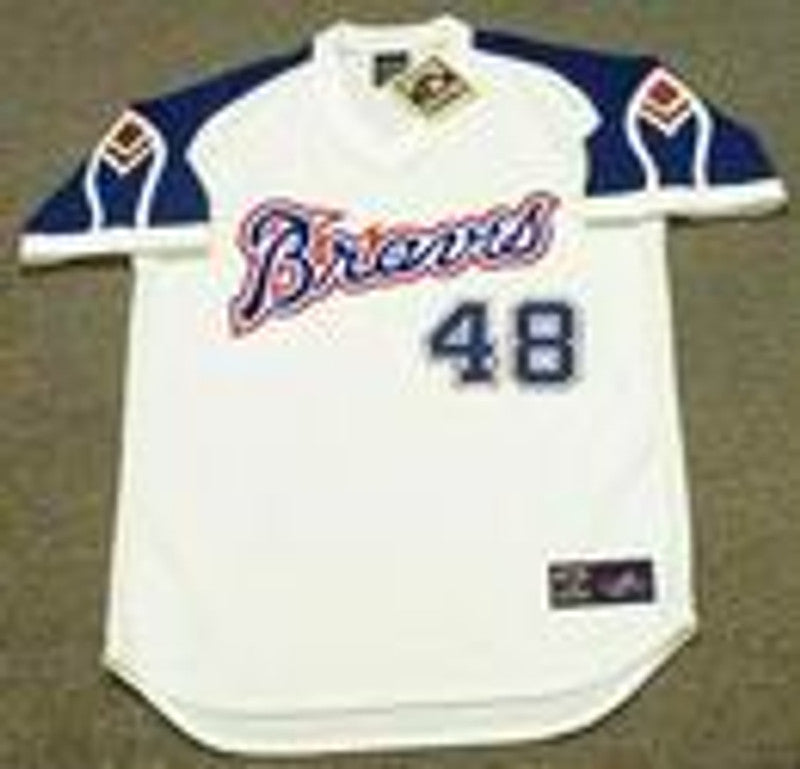 Ralph Garr Atlanta Braves 1974 Cooperstown Throwback Baseball Stitched Jersey | CTJS0765