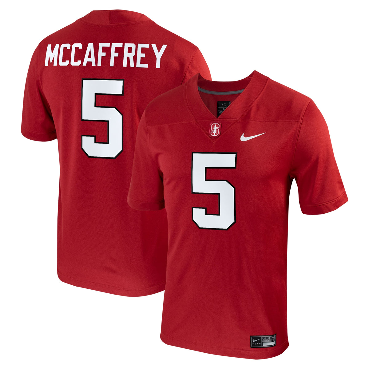 Christian McCaffrey Stanford Cardinal Player Game Jersey - Cardinal | Stitched College Jersey TJS72233