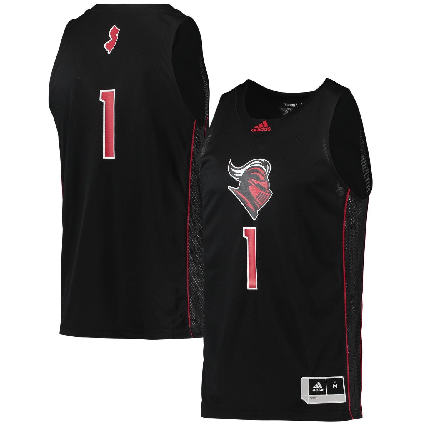 #1 Rutgers Scarlet Knights Swingman Basketball Jersey - Black | Stitched College Jersey TJS72177