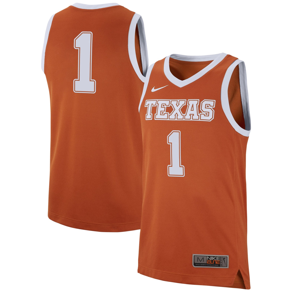 #1 Texas Longhorns Replica Jersey - Burnt Orange | Stitched College Jersey TJS72201