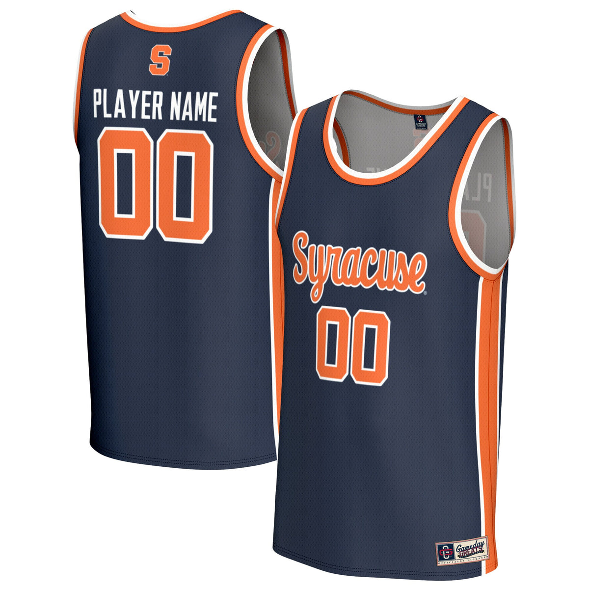 Syracuse Orange GameDay Greats Unisex Lightweight Collegiate Women's Basketball Pick-A-Player Fashion Jersey - Navy | Stitched College Jersey TJS72336