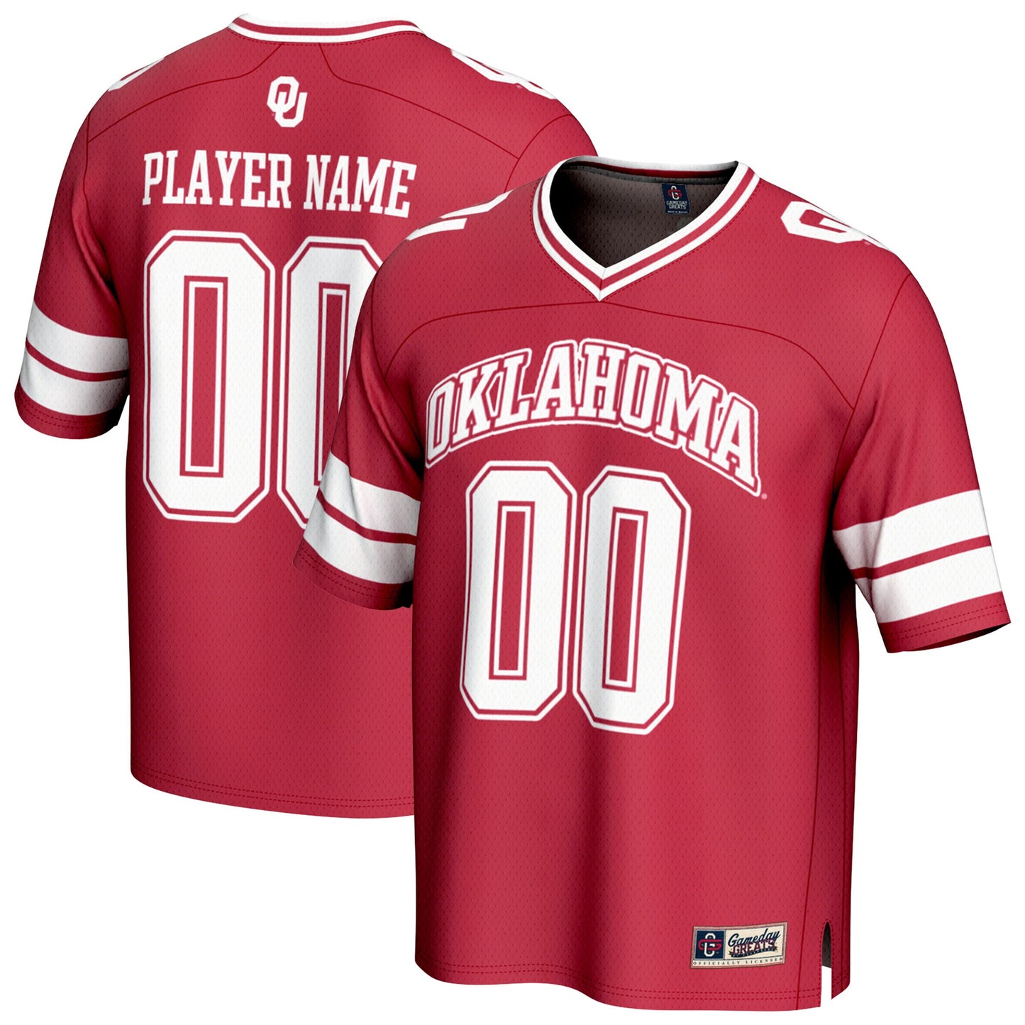 Oklahoma Sooners GameDay Greats Unisex Pick-A-Player Football Fashion Jersey - Crimson | Stitched College Jersey TJS72582