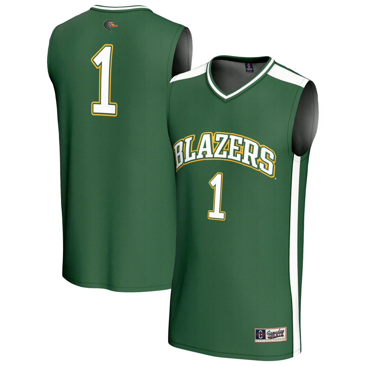 #1 UAB Blazers GameDay Greats Unisex Lightweight Basketball Fashion Jersey - Green | Stitched College Jersey TJS72470