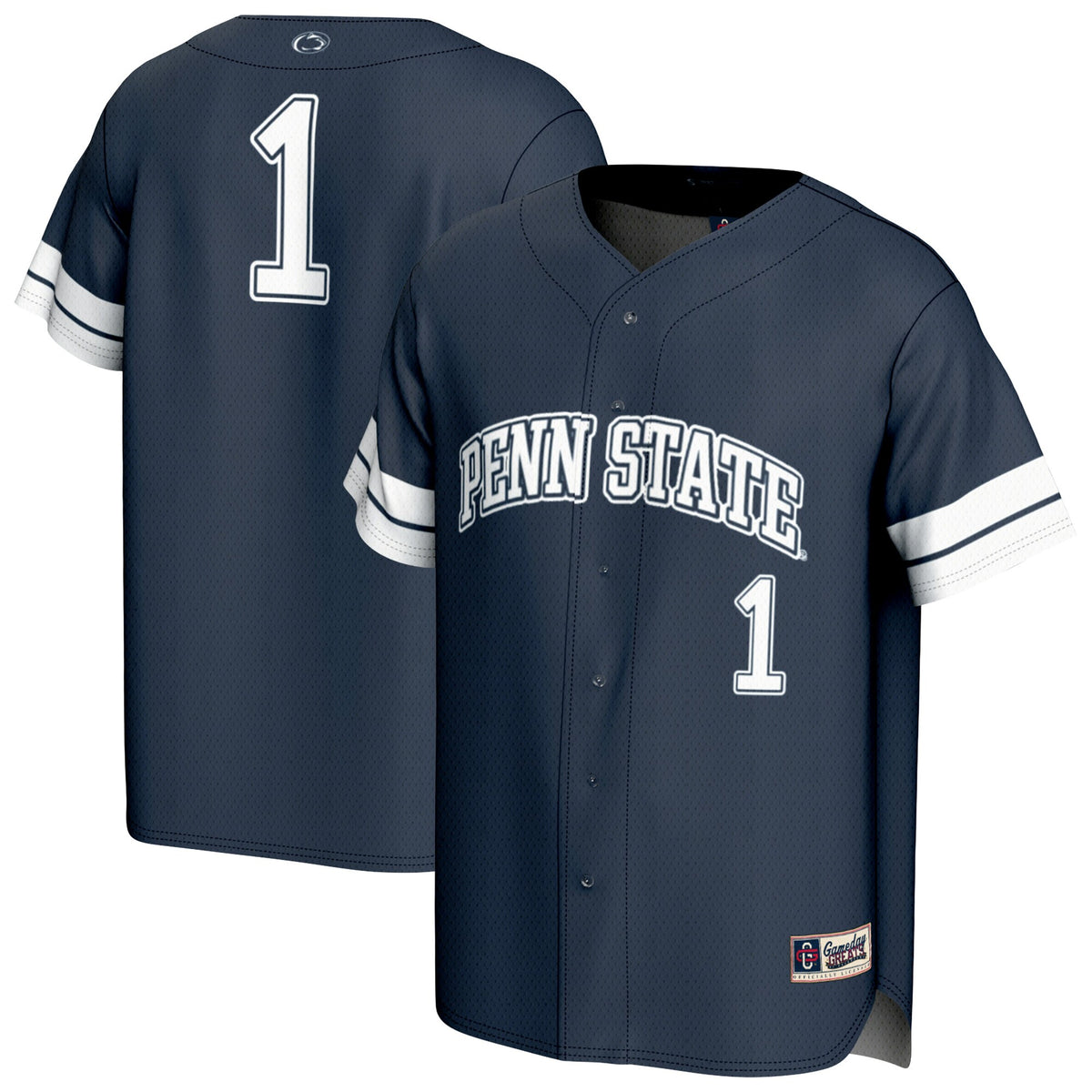 #1 Penn State Nittany Lions GameDay Greats Unisex Lightweight Collegiate Baseball Fashion Jersey - Navy | Stitched College Jersey TJS72444