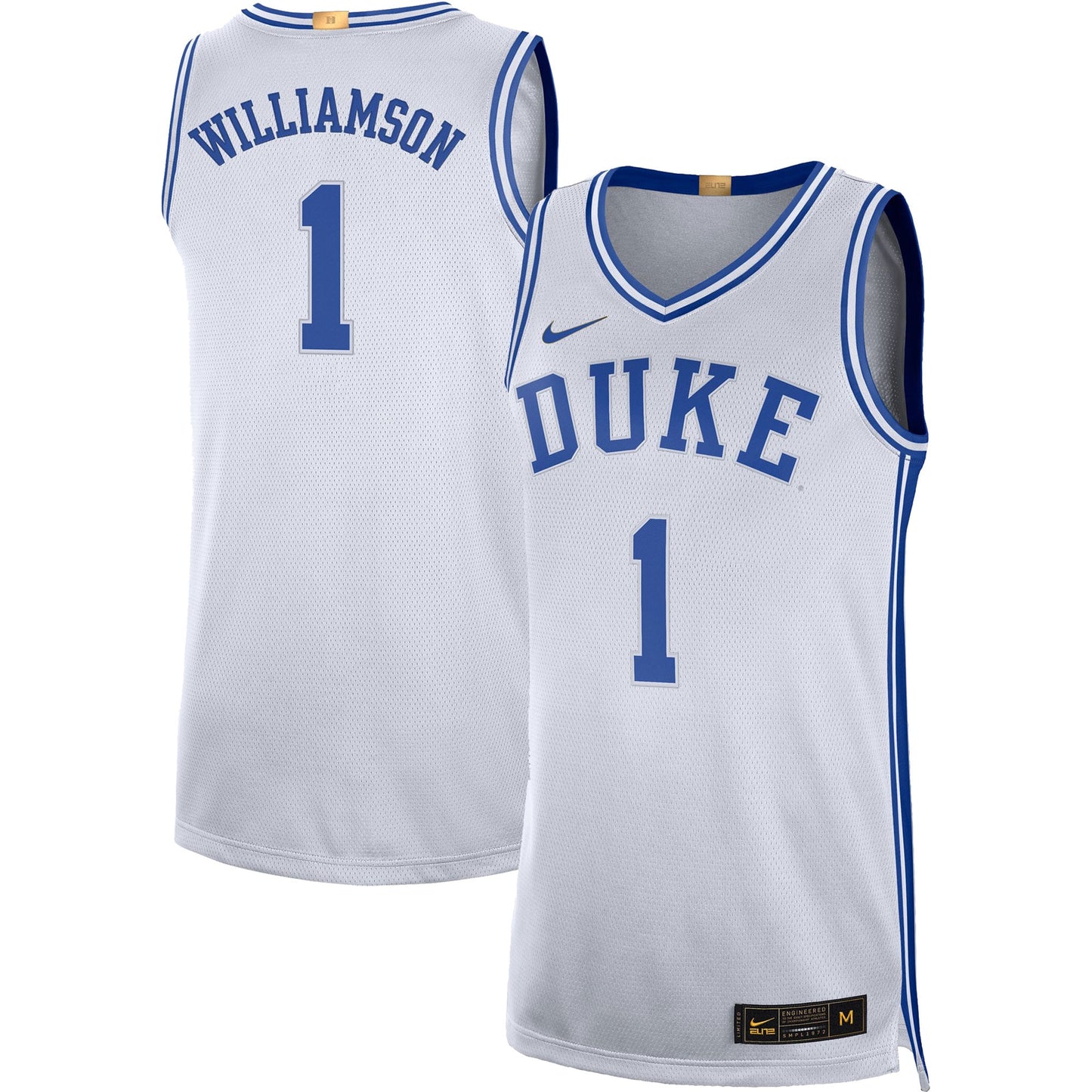 Zion Williamson Duke Blue Devils Limited Basketball Jersey - White | Stitched College Jersey TJS72560