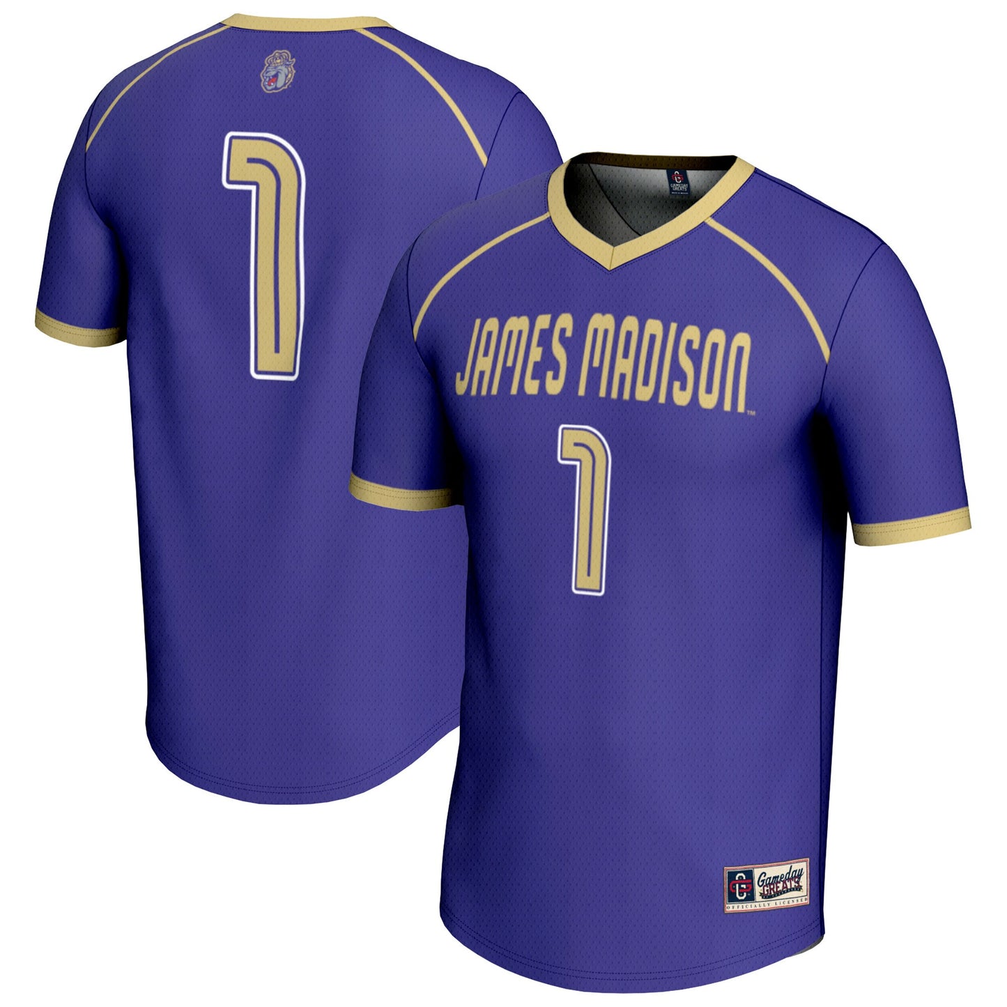 #1 James Madison Dukes GameDay Greats Unisex Lightweight Women's Lacrosse Fashion Jersey - Purple | Stitched College Jersey TJS72457