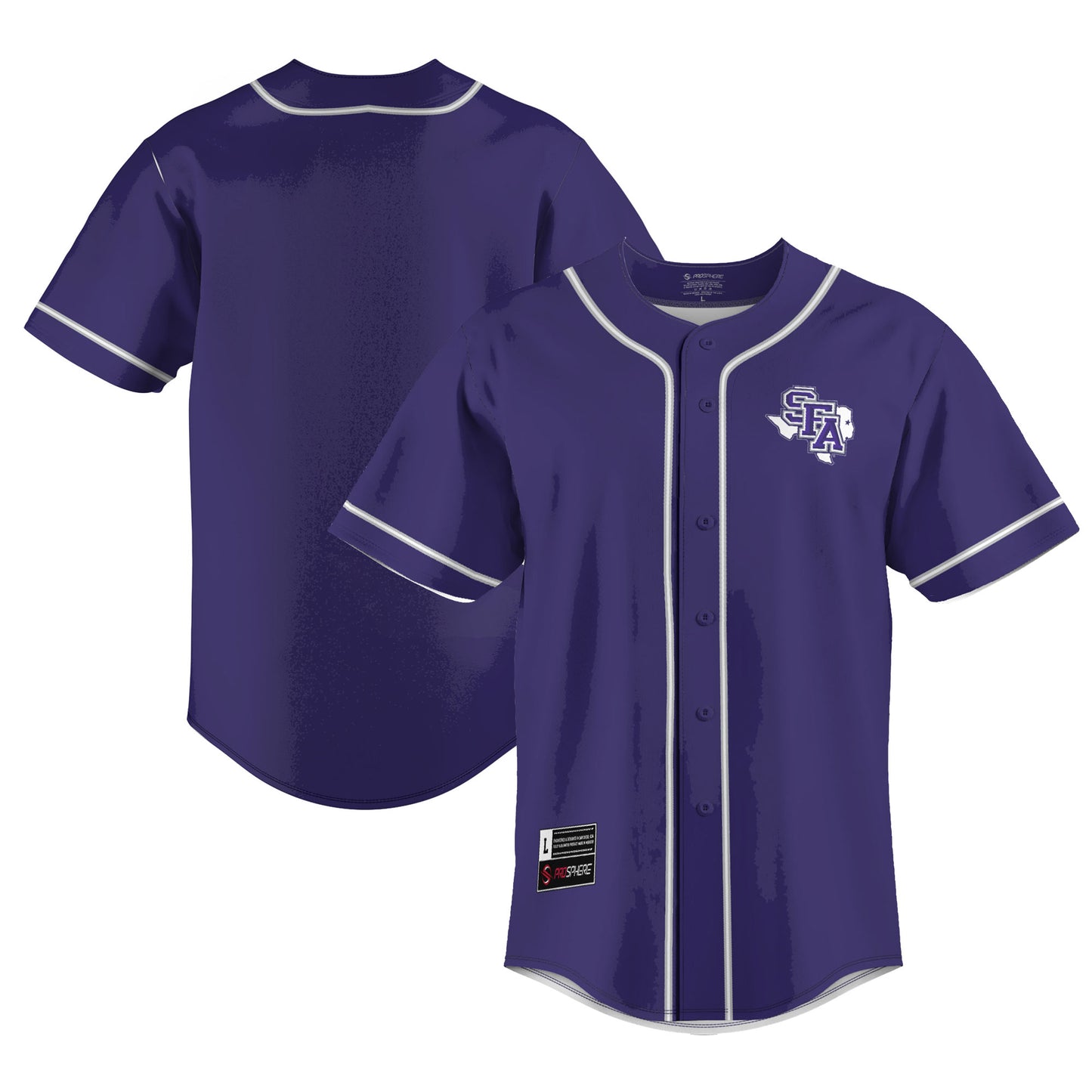 Stephen F Austin Lumberjacks GameDay Greats Lightweight Baseball Jersey - Purple | Stitched College Jersey TJS72527