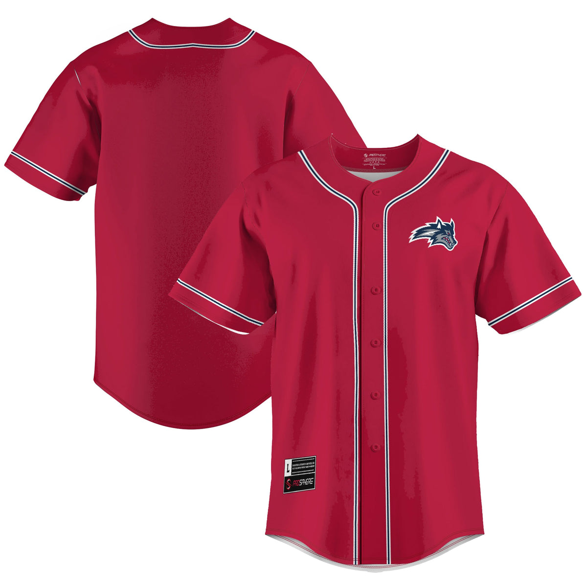 Stony Brook Seawolves GameDay Greats Lightweight Baseball Jersey - Red | Stitched College Jersey TJS72461