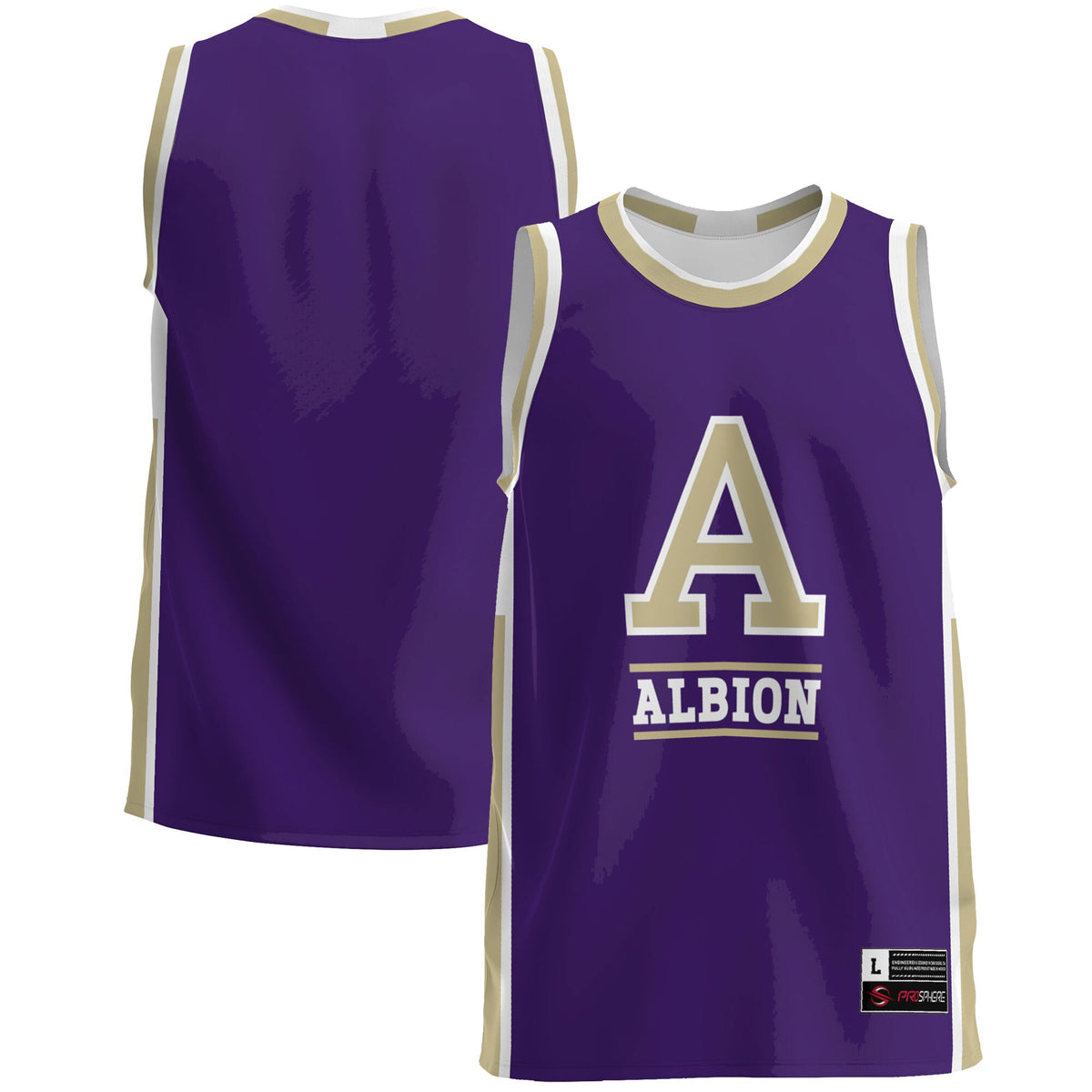 Albion Britons GameDay Greats Lightweight Basketball Jersey - Purple | Stitched College Jersey TJS72494