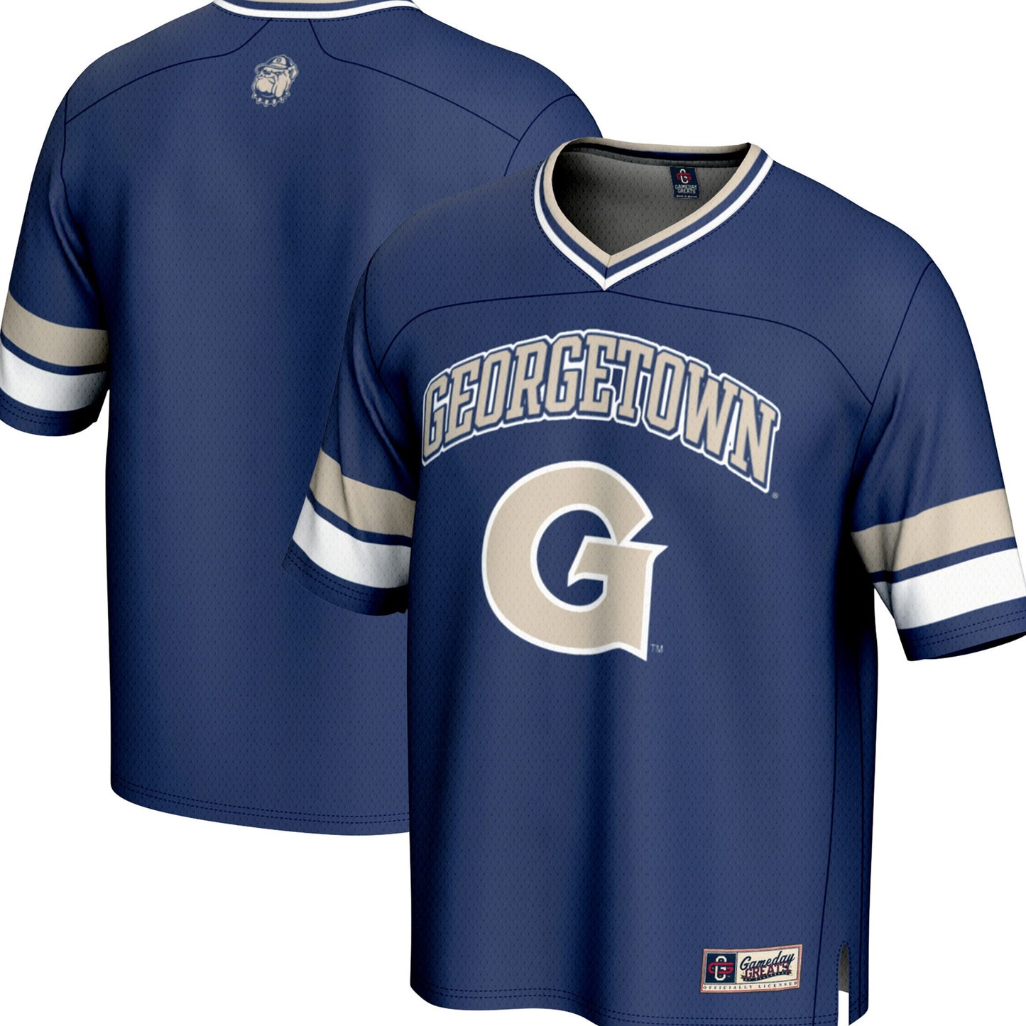 Georgetown Hoyas GameDay Greats Spirit Football Jersey - Navy | Stitched College Jersey TJS72649