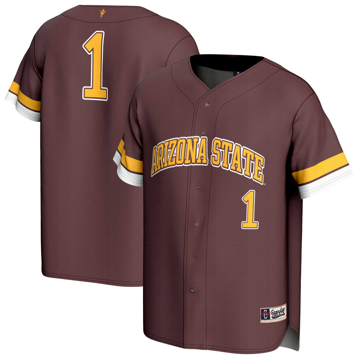 Arizona State Sun Devils GameDay Greats Unisex Lightweight Collegiate Baseball Fashion Jersey - Maroon | Stitched College Jersey TJS72689