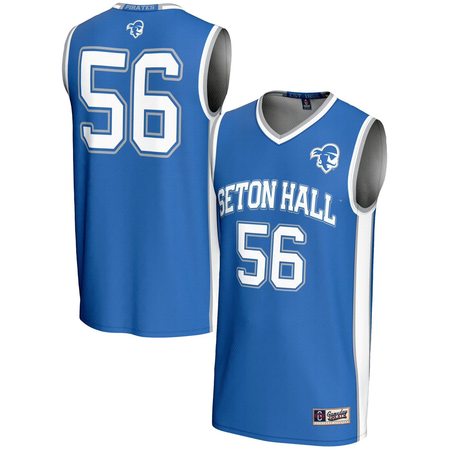 #56 Seton Hall Pirates GameDay Greats Unisex Lightweight Basketball Jersey - Blue | Stitched College Jersey TJS72663
