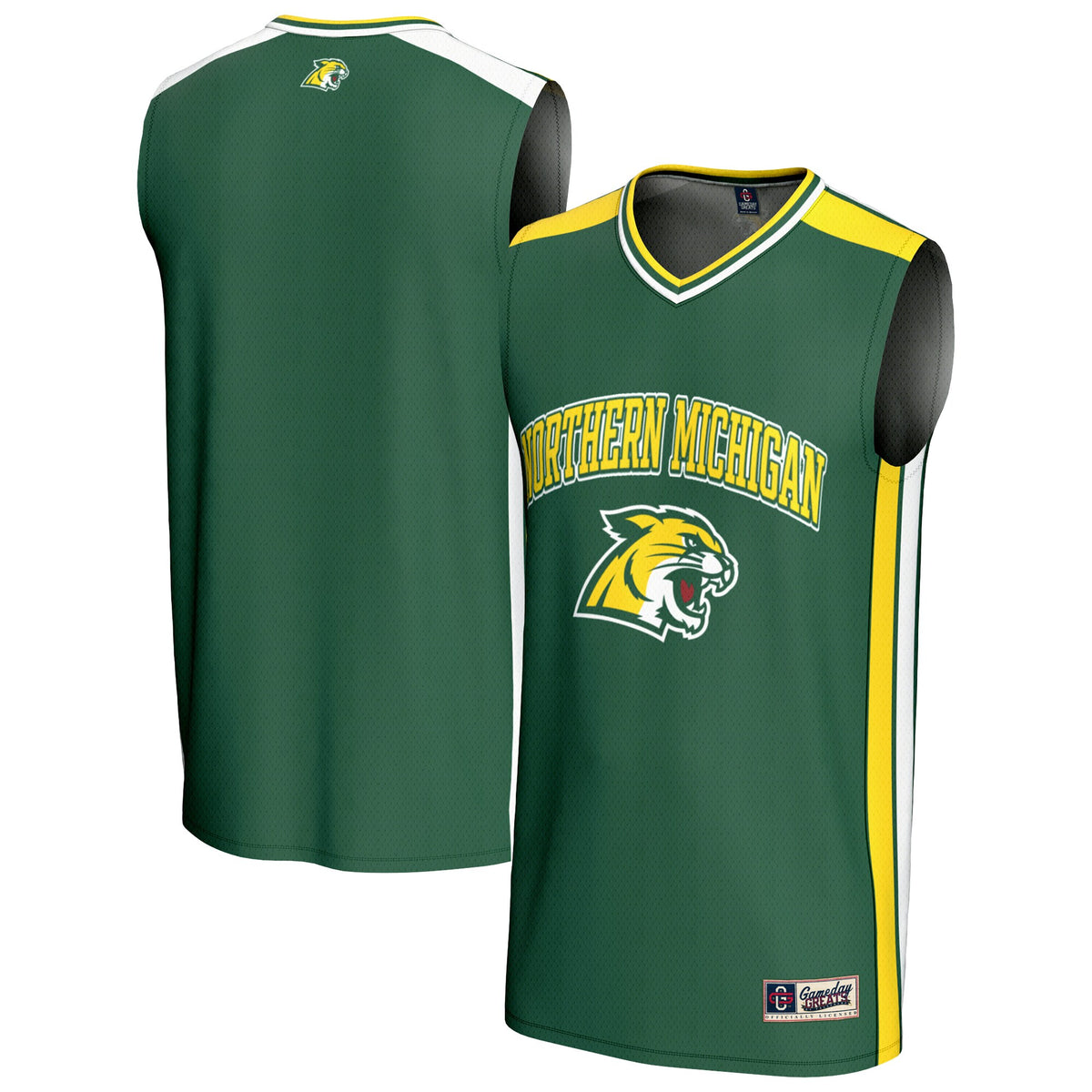 Northern Michigan Wildcats GameDay Greats Unisex Spirit Basketball Jersey - Green | Stitched College Jersey TJS72825