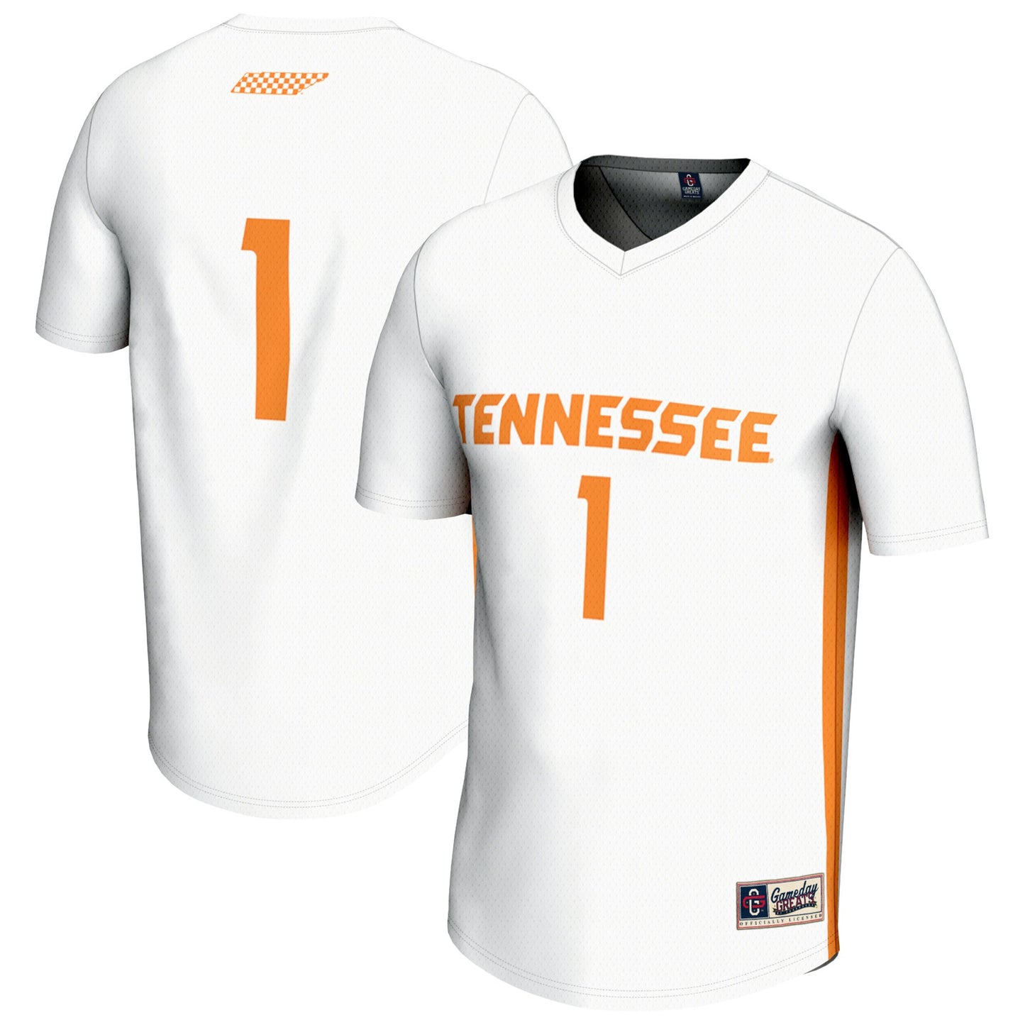 Tennessee Volunteers GameDay Greats Unisex Soccer Fashion Jersey - White | Stitched College Jersey TJS72802