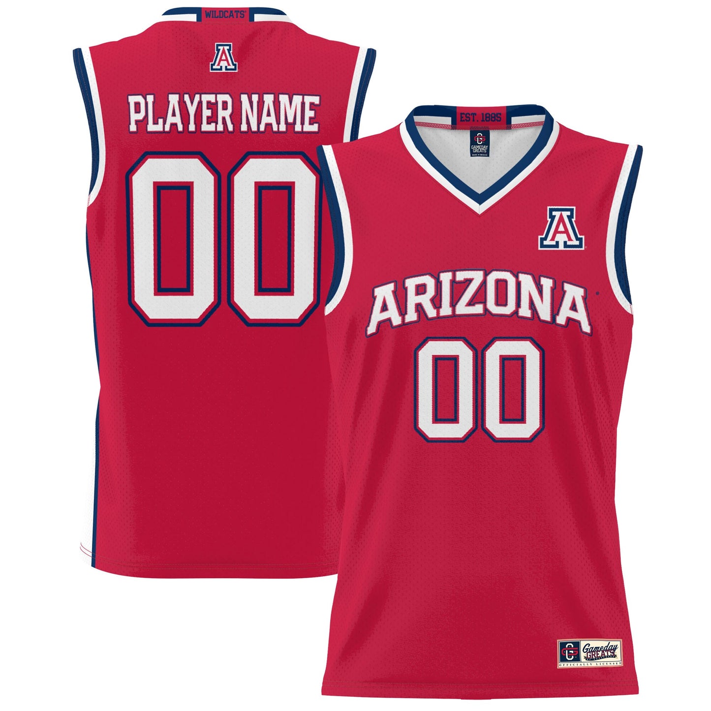 Arizona Wildcats GameDay Greats Pick-A-Player Men's Basketball Jersey - Red | Stitched College Jersey TJS72862