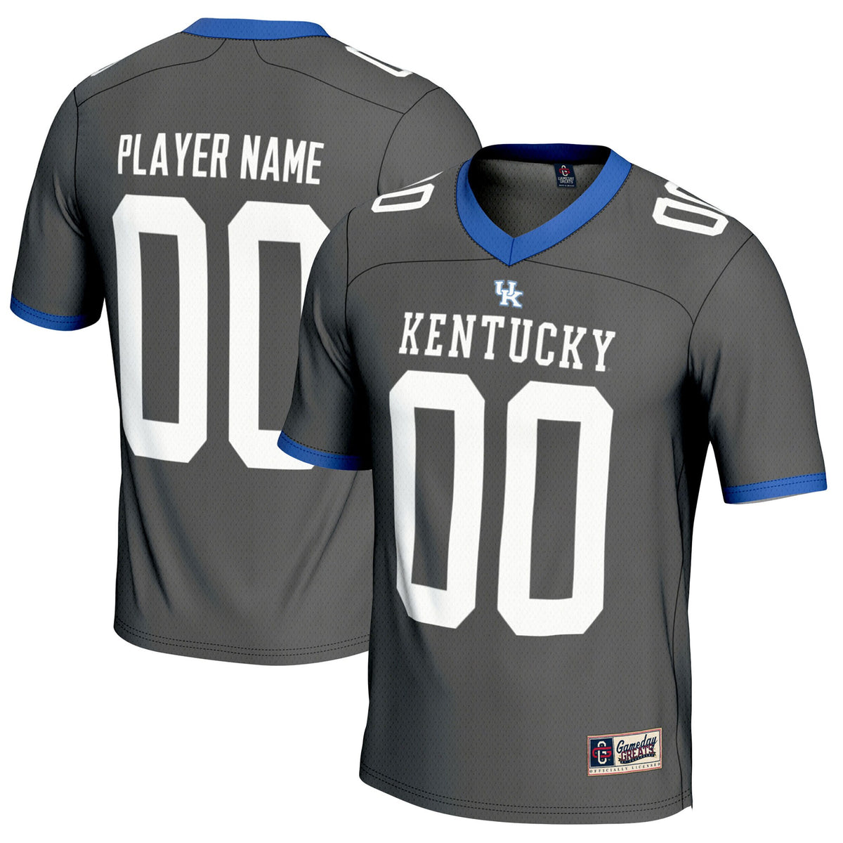 Kentucky Wildcats GameDay Greats Pick-A-Player Football Jersey - Charcoal | Stitched College Jersey TJS72757