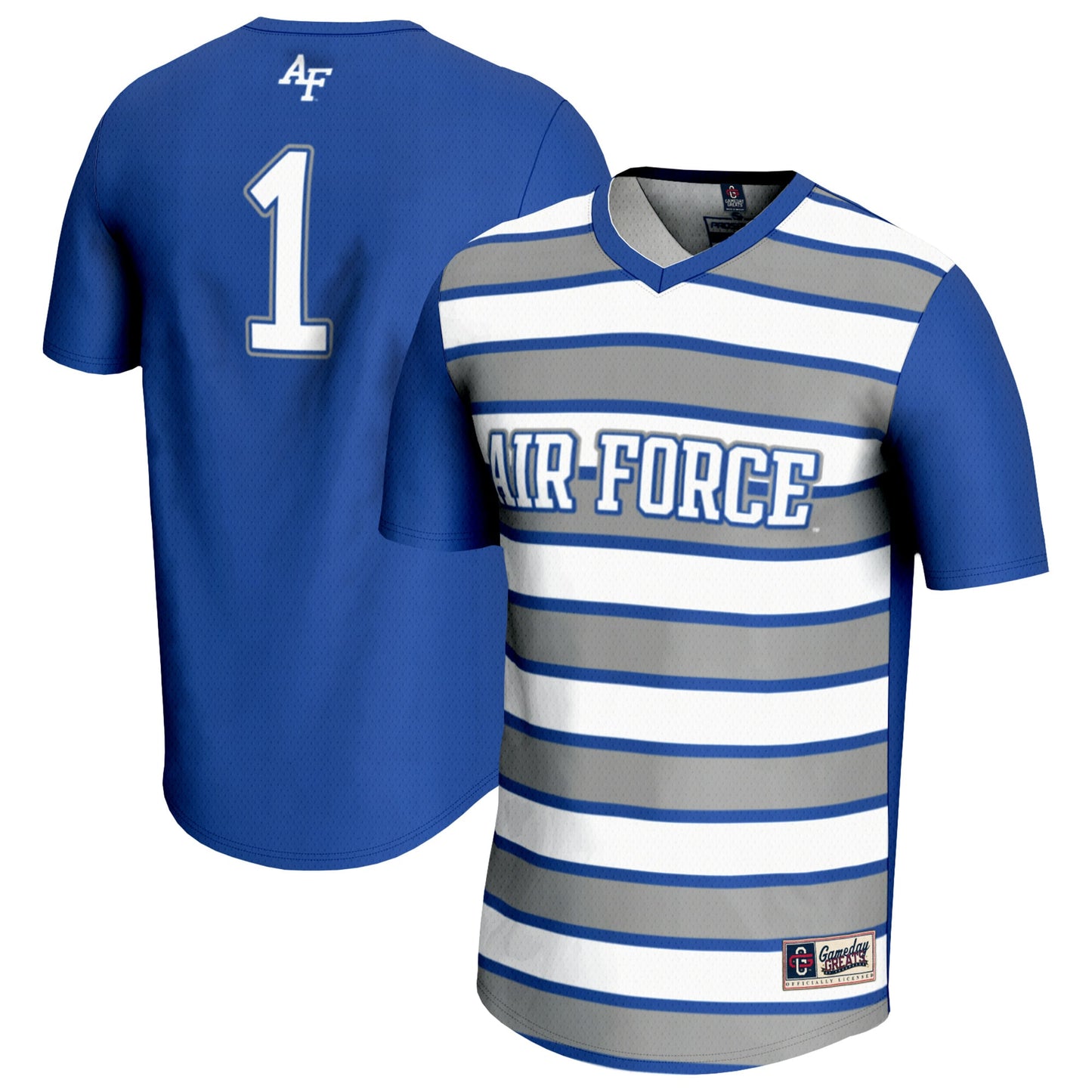 #1 Air Force Falcons GameDay Greats Unisex Lightweight Soccer Fashion Jersey - Royal | Stitched College Jersey TJS72910