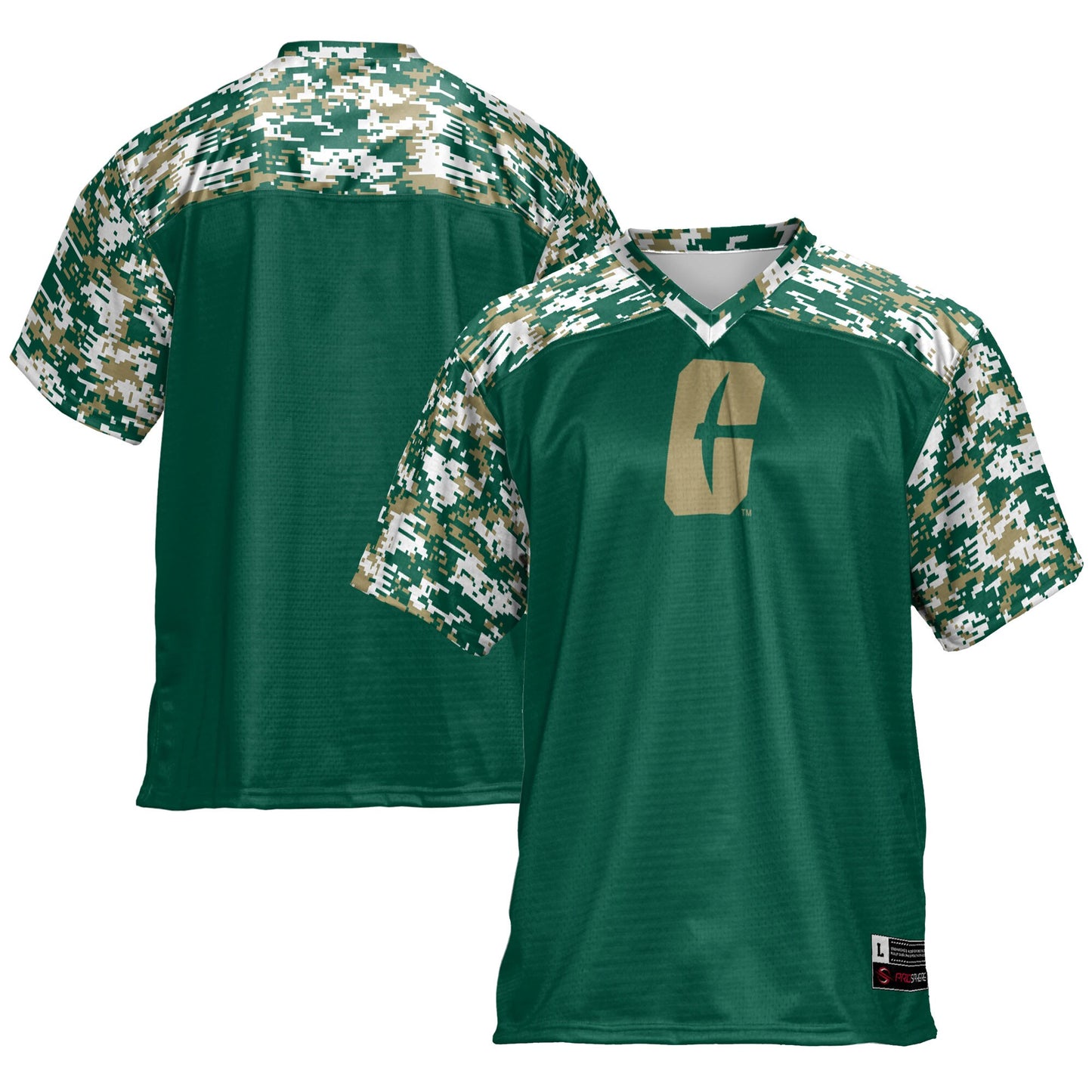 Charlotte 49ers GameDay Greats Football Jersey - Green | Stitched College Jersey TJS72662
