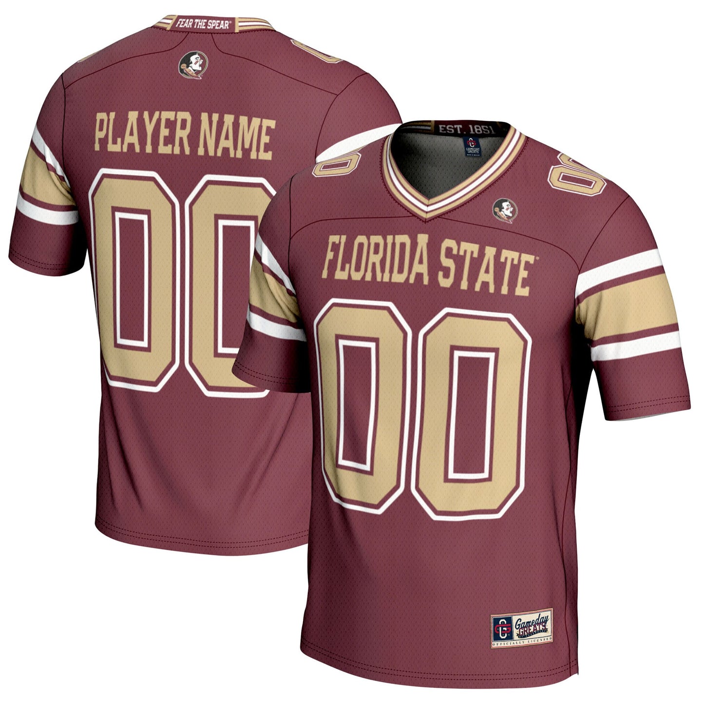 Florida State Seminoles GameDay Greats Pick-A-Player Football Jersey - Maroon | Stitched College Jersey TJS72749