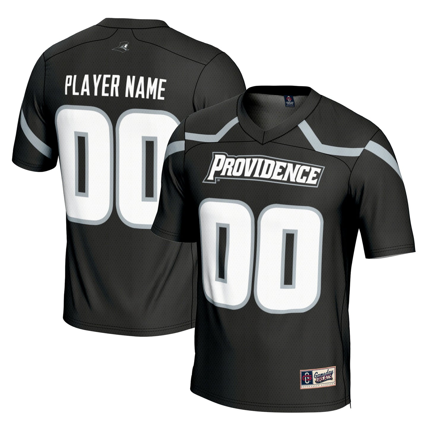 Providence Friars GameDay Greats Lacrosse Lightweight Jersey - Black | Stitched College Jersey TJS72660