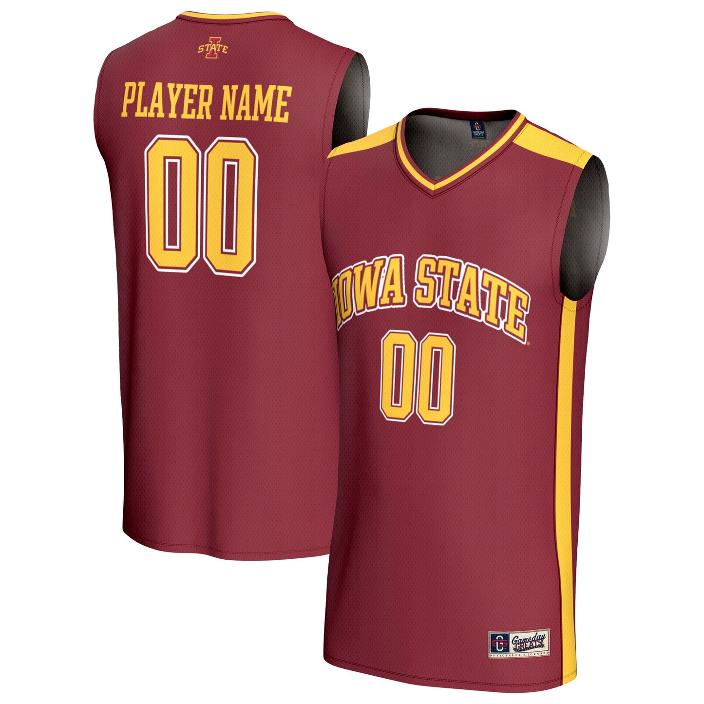 Iowa State Cyclones GameDay Greats Unisex Lightweight Collegiate Men's Basketball Pick-A-Player Fashion Jersey - Cardinal | Stitched College Jersey TJS73056