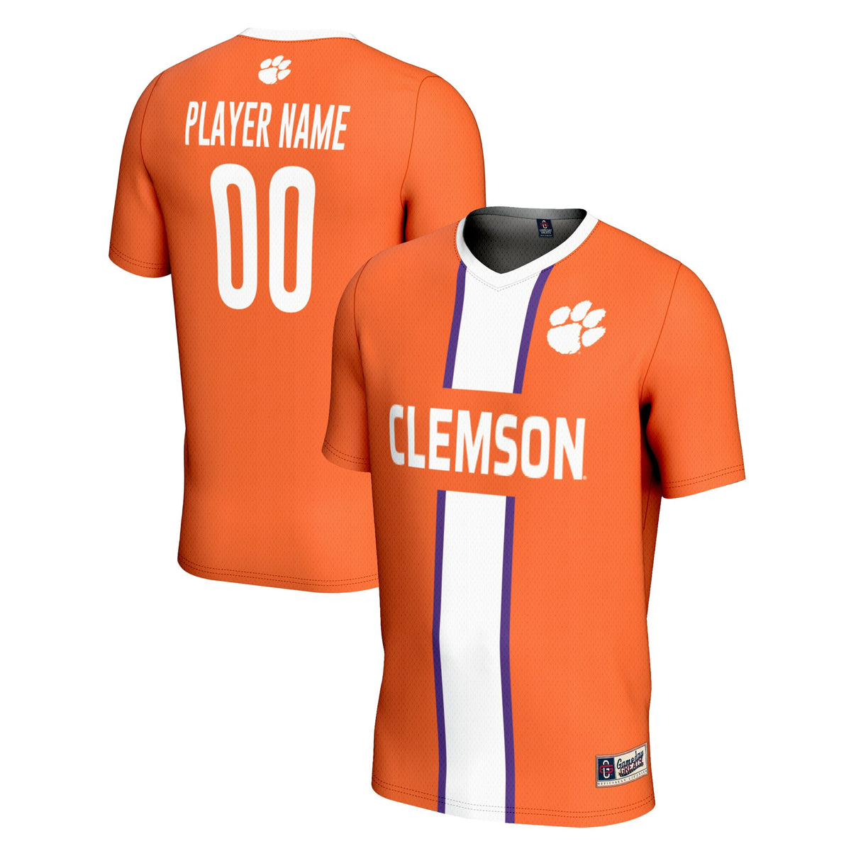 Clemson Tigers GameDay Greats Unisex Pick-A-Player Lightweight Soccer Jersey - Orange | Stitched College Jersey TJS73099