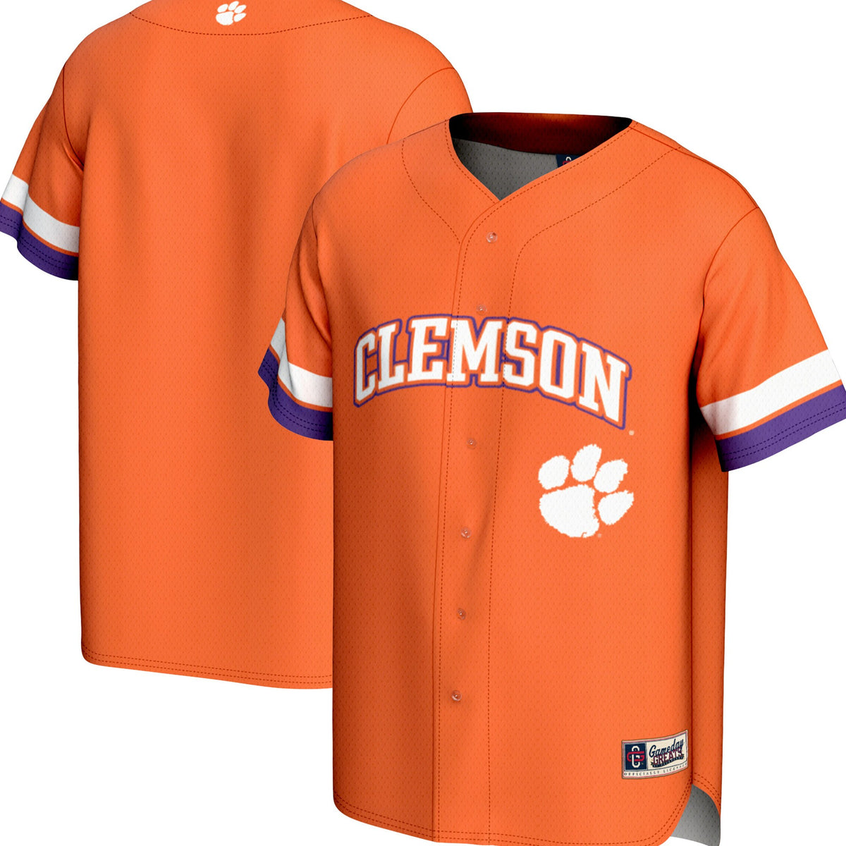 Clemson Tigers GameDay Greats Spirit Baseball Jersey - Orange | Stitched College Jersey TJS73121