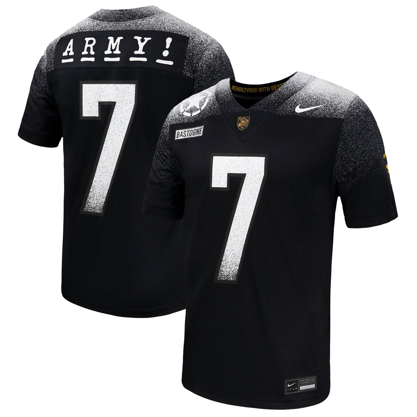 Army Black Knights 2024 Rivalry Collection Alternate Untouchable Football Jersey - Black | Stitched College Jersey TJS73114