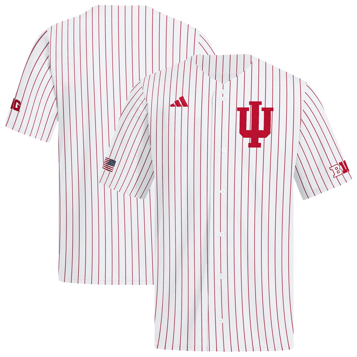 Indiana Hoosiers Home Replica Baseball Jersey - White | Stitched College Jersey TJS73752
