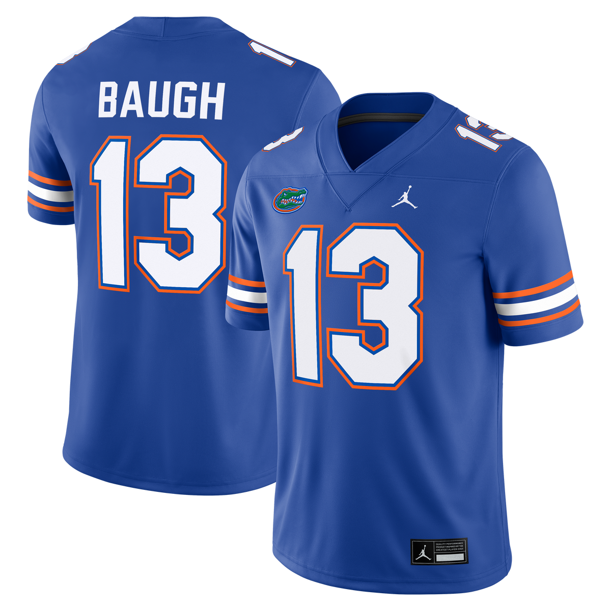 Jadan Baugh Florida Gators Game Football Jersey - Royal | Stitched College Jersey TJS73944