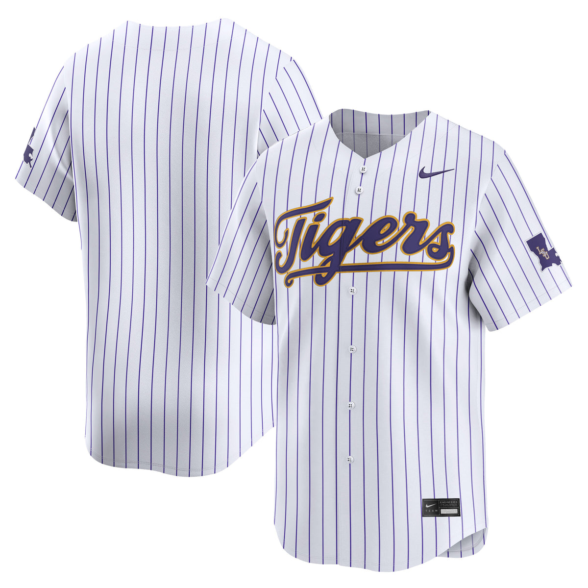 LSU Tigers Baseball Limited Jersey - White | Stitched College Jersey TJS73853