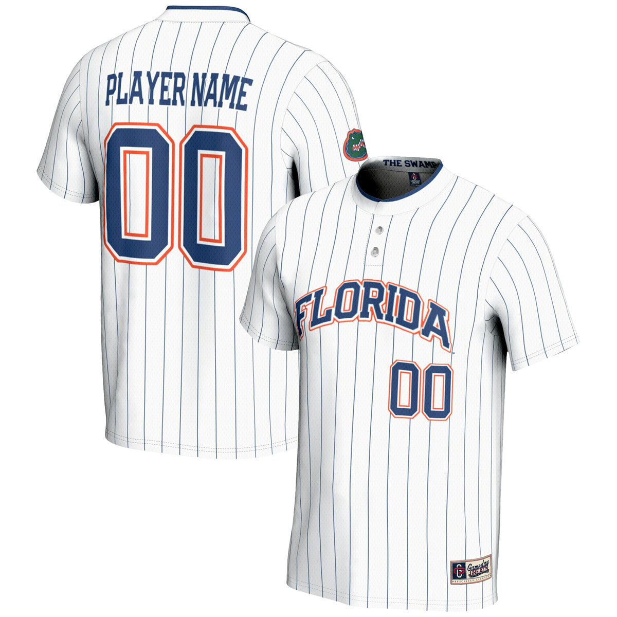 Florida Gators GameDay Greats Pick-A-Player Lightweight Softball Jersey - White | Stitched College Jersey TJS74011