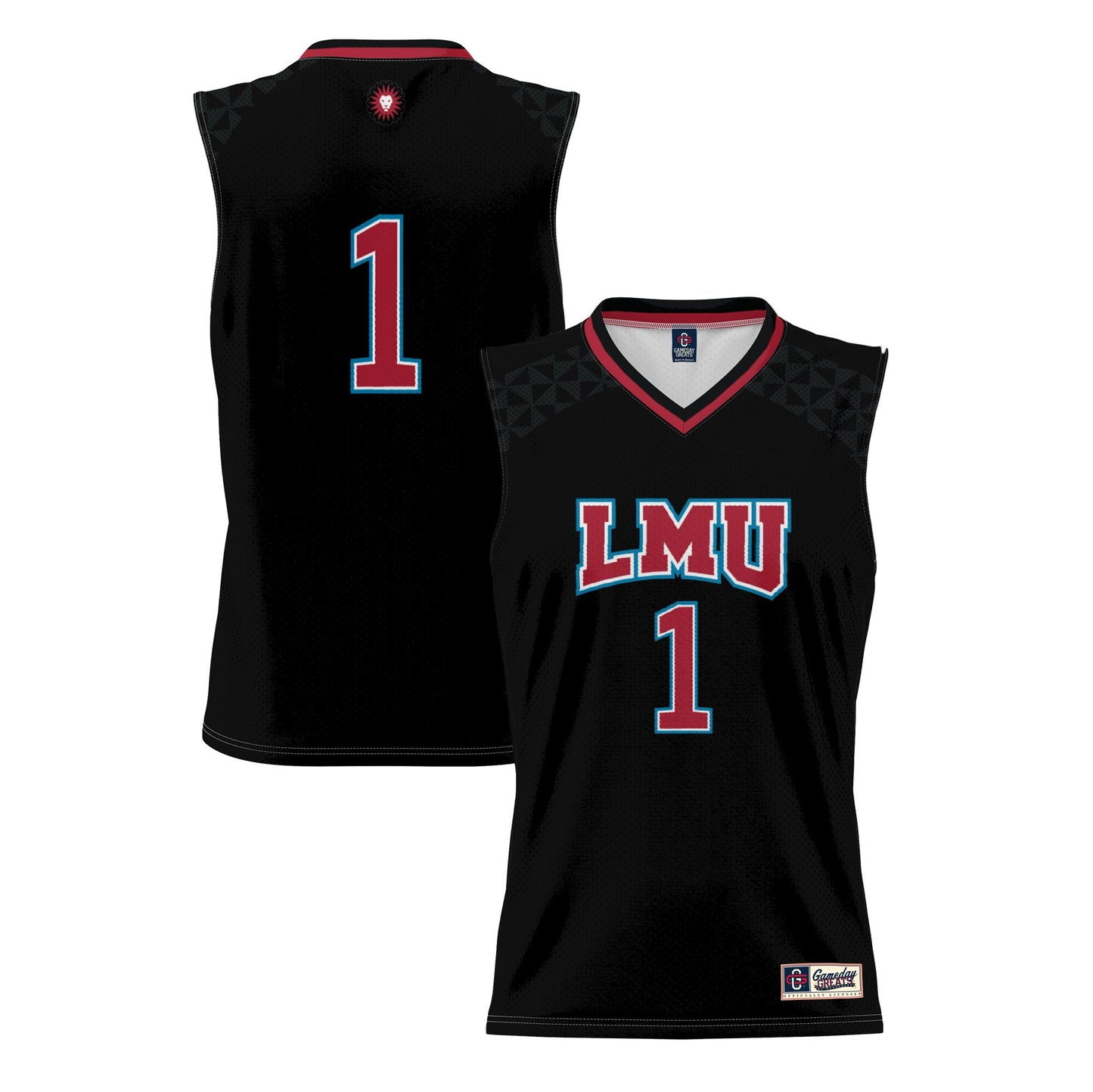 #1 Loyola Marymount Lions GameDay Greats Lightweight Basketball Jersey - Black | Stitched College Jersey TJS73852