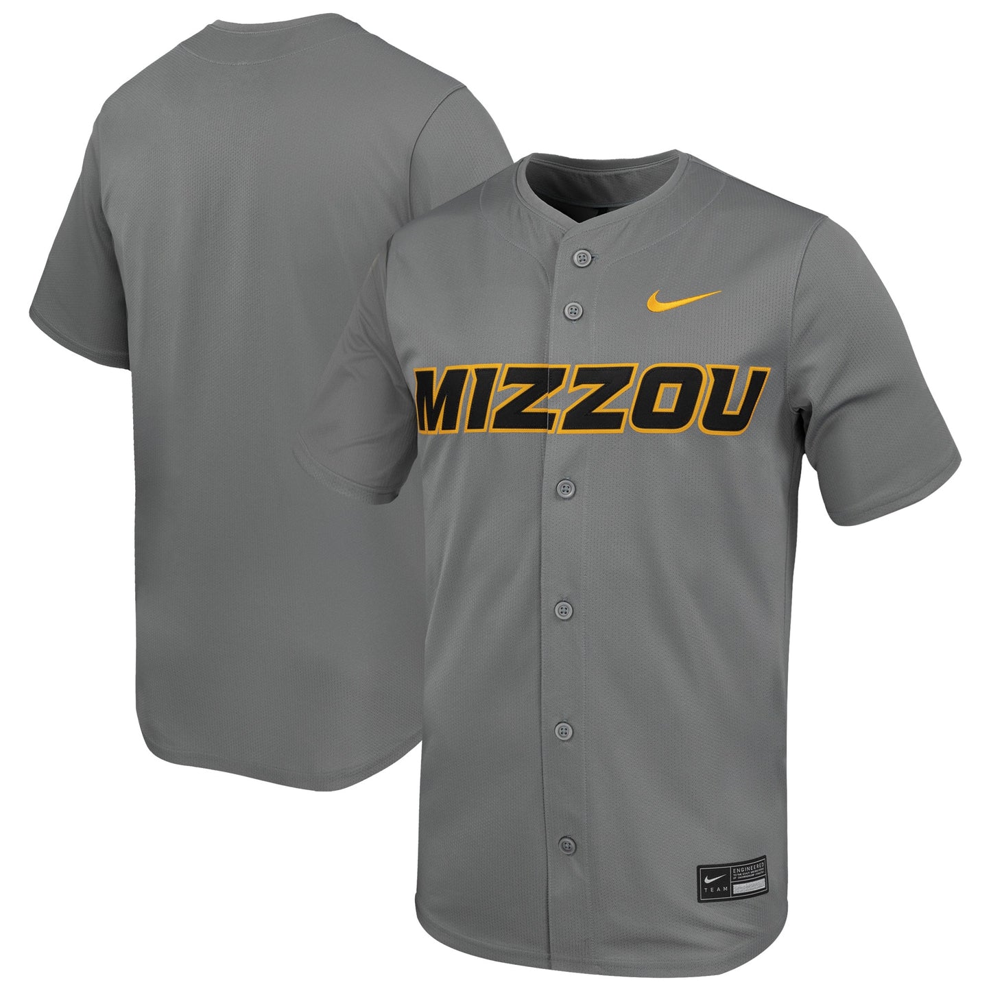 Missouri Tigers Limited Baseball Jersey - Gray | Stitched College Jersey TJS74102