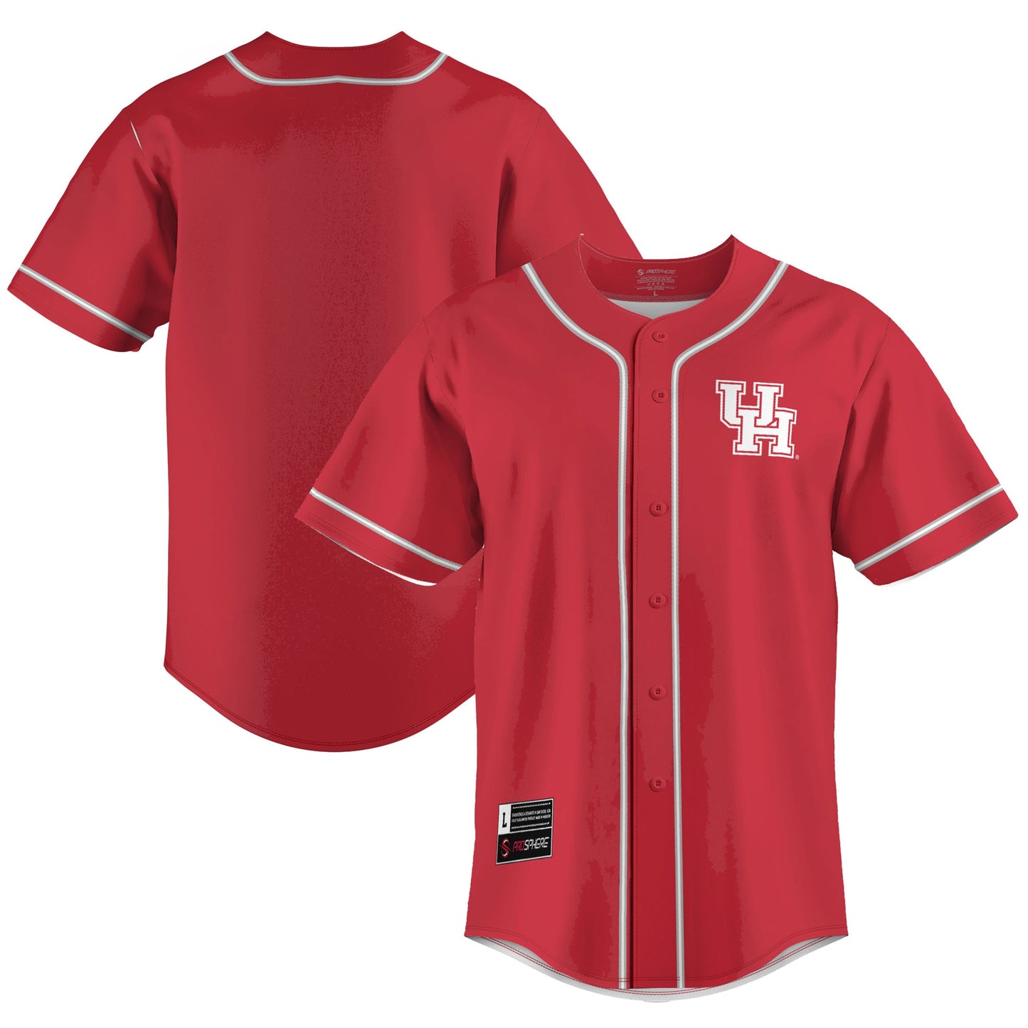 Houston Cougars GameDay Greats Lightweight Baseball Jersey - Red | Stitched College Jersey TJS74076