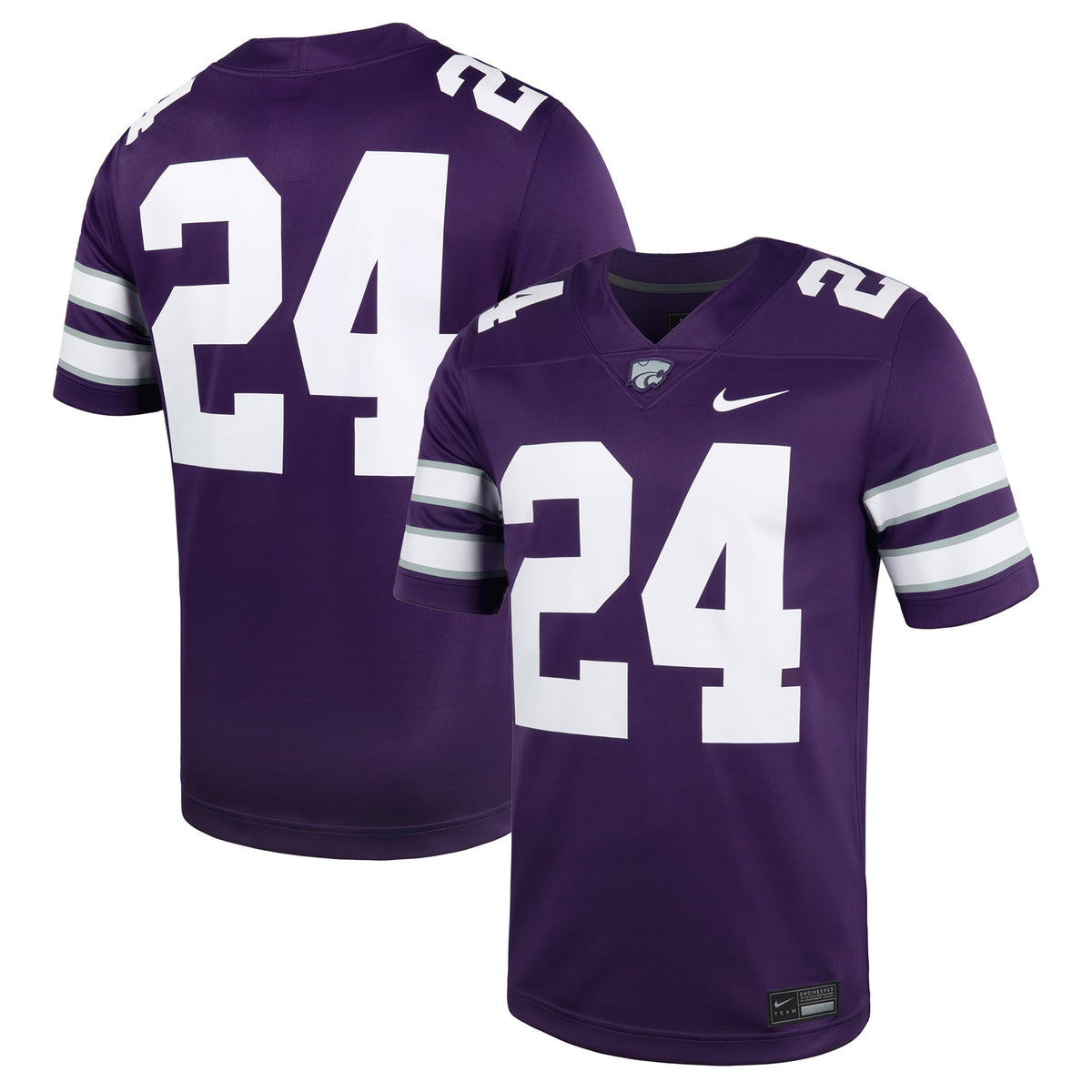 #24 Kansas State Wildcats Untouchable Football Jersey � Purple | Stitched College Jersey TJS74265