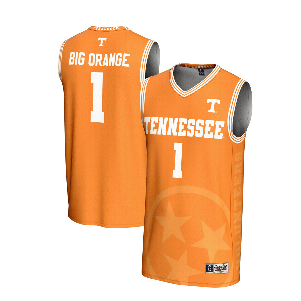 #1 Tennessee Volunteers GameDay Greats Unisex Lightweight Icon Print Basketball Jersey - Tennessee Orange | Stitched College Jersey TJS74212