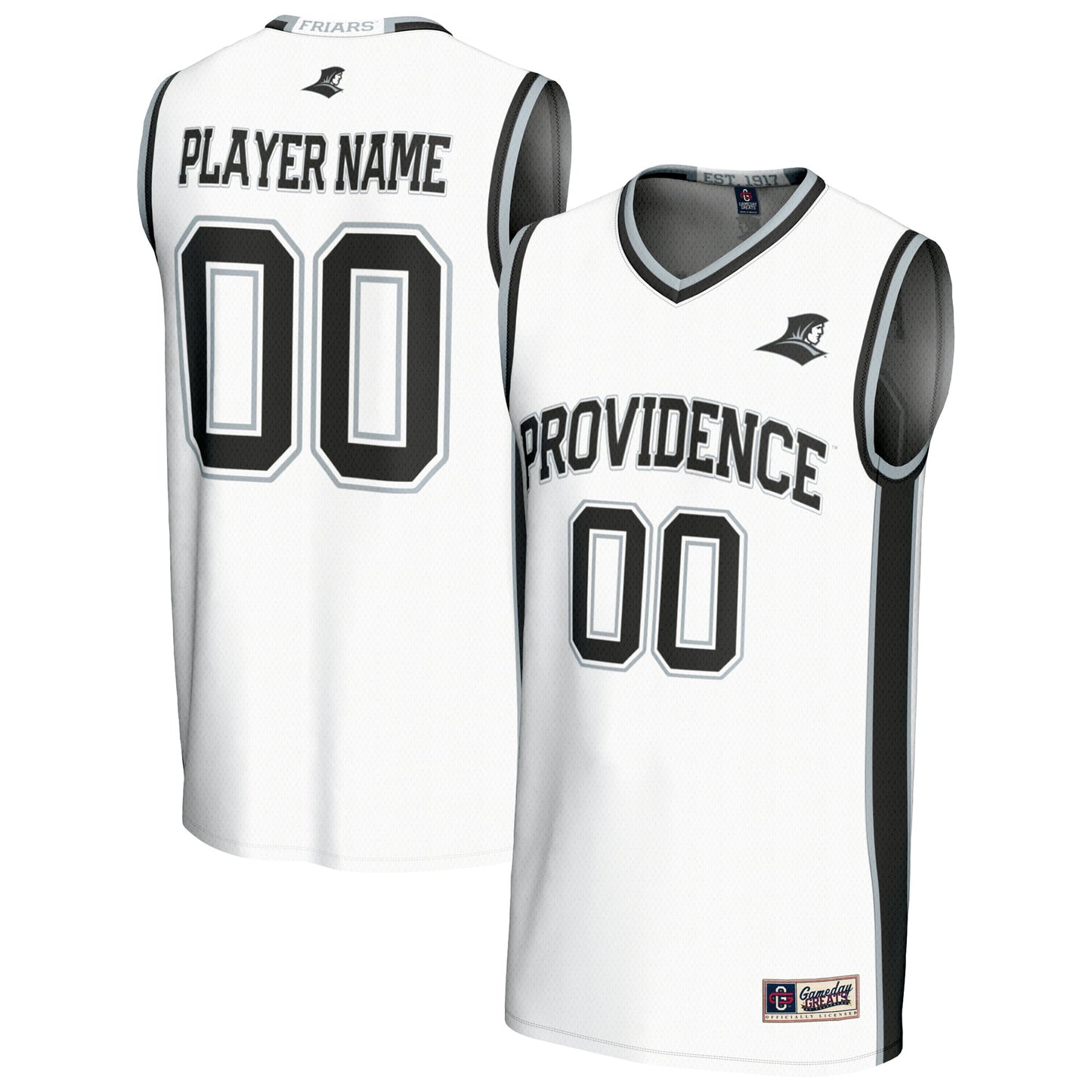 Providence Friars GameDay Greats Unisex Lightweight Collegiate Men's Basketball Pick-A-Player Fashion Jersey - White | Stitched College Jersey TJS74604