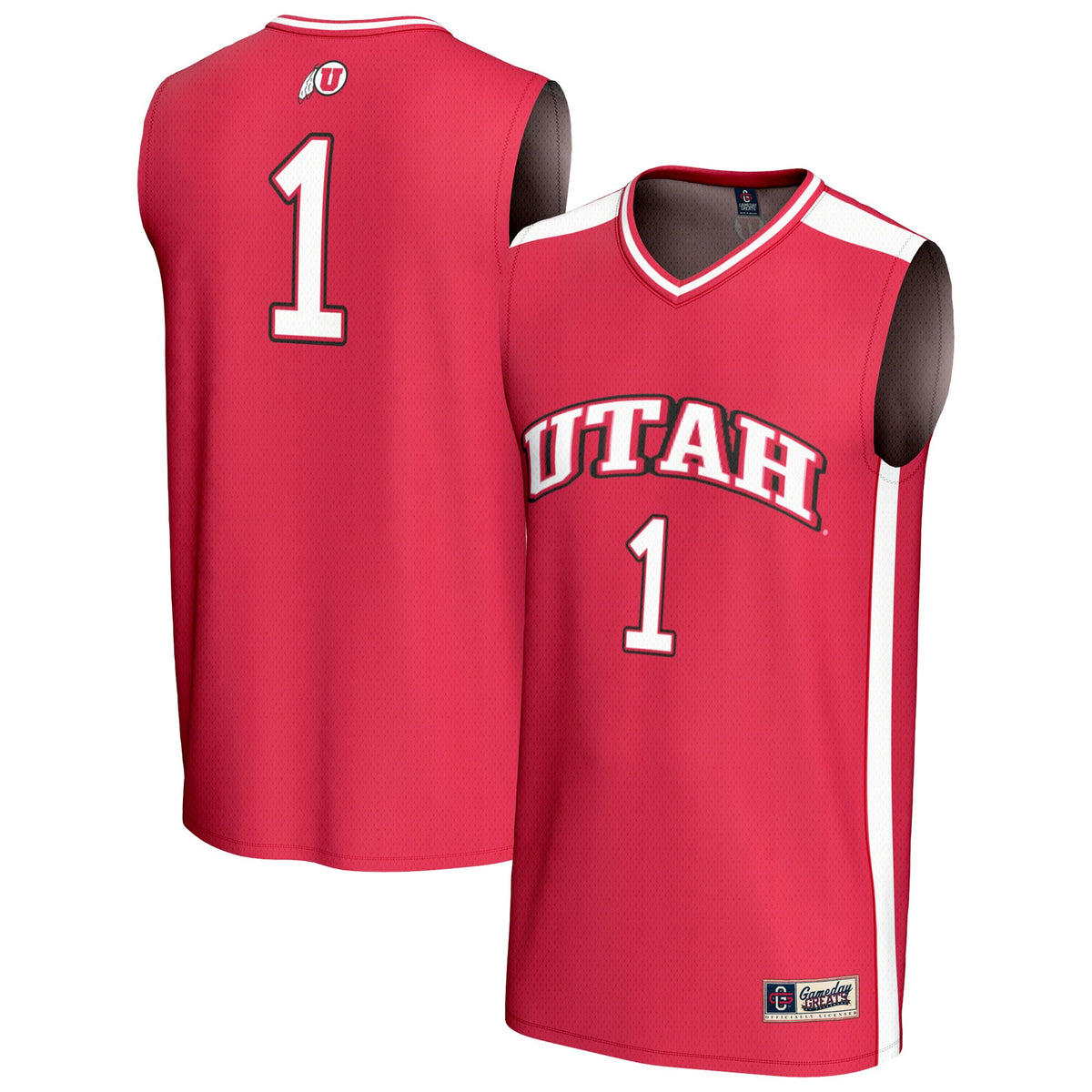 #1 Utah Utes GameDay Greats Unisex Lightweight Basketball Fashion Jersey - Red | Stitched College Jersey TJS74435