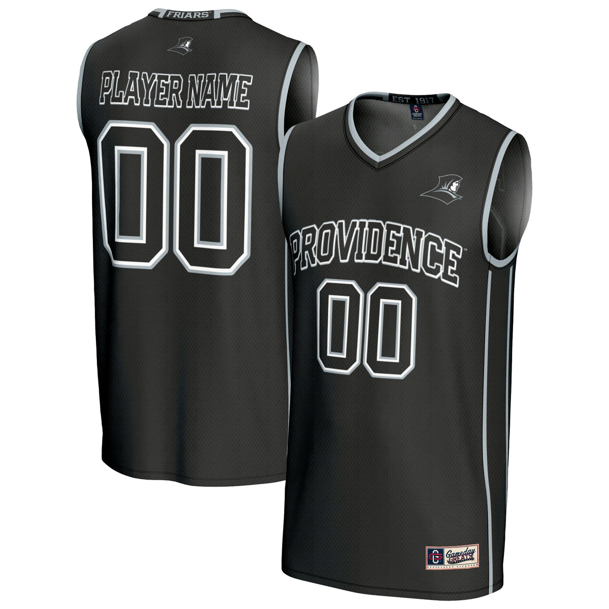 Providence Friars GameDay Greats Unisex Lightweight Collegiate Women's Basketball Pick-A-Player Fashion Jersey - Black | Stitched College Jersey TJS74523