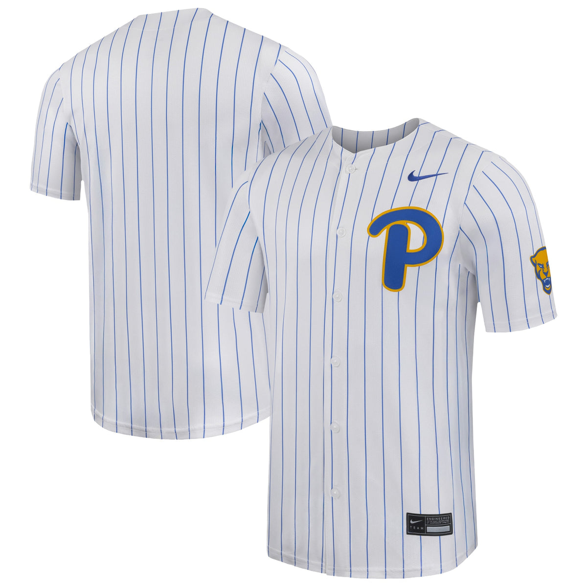 Pitt Panthers Limited Baseball Jersey - White | Stitched College Jersey TJS74843