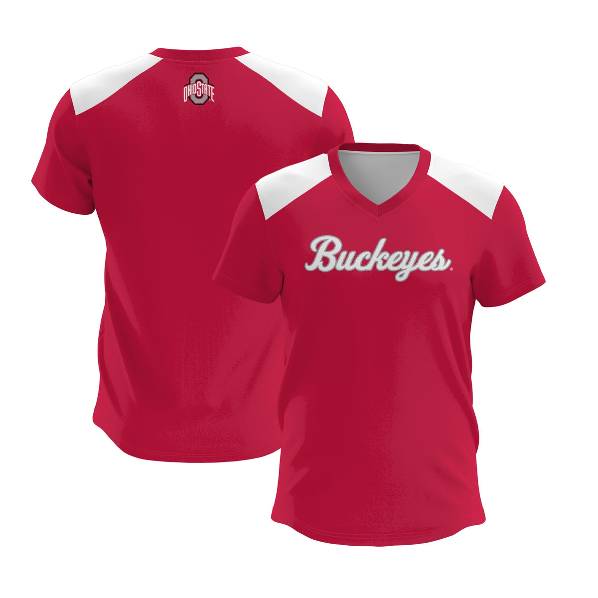 Ohio State Buckeyes GameDay Greats Unisex Lightweight Lacrosse Jersey - Scarlet | Stitched College Jersey TJS74772